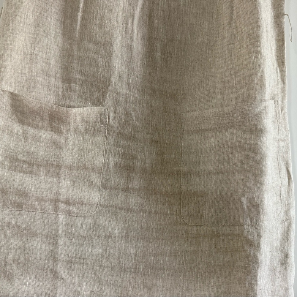 Reformation Beige Tie-Waist Mini Dress - Picture 7 of 9